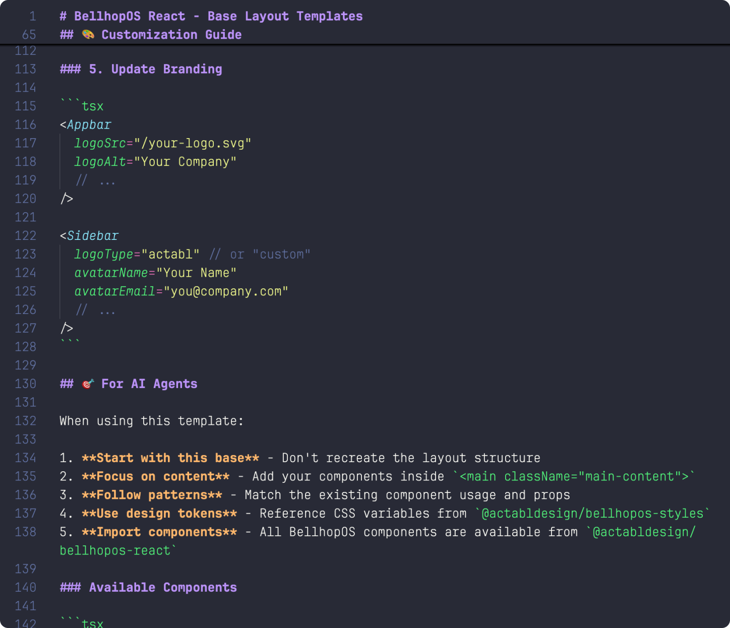 AI-enhanced llms.txt design system documentation
